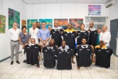 Remise des maillots pour l'inter-quartiers 