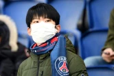 Un jeune supporter du PSG au Parc des Princes pour le match contre Dijon le 29 février 2020 