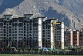 Vue de constructions récentes à Lhassa, dans la région autonome du Tibet, le 3 juin 2021