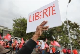 Manifestation cgtr devant l'ars