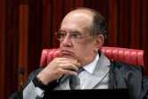 Le président du Tribunal Supérieur Électoral (TSE), le juge Gilmar Mendes à Brasilia le 6 juin 2017