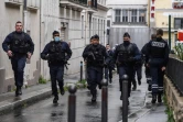 Soldats déployés à Paris après une attaque à l'arme blanche le 25 septembre 2020 près des anciens locaux de Charlie Hebdo