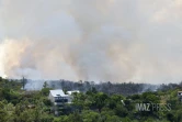 La Montagne : les pompiers tentent de maîtriser un feu de broussaille au niveau de Saint-Bernard