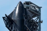 La fusée Starship de SpaceX, le 10 février 2022 près de Boca Chica, dans le sud du Texas
