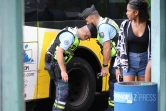 controle gendarmerie à la gare routière de saint-paul