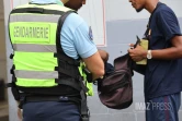 controle gendarmerie à la gare routière de saint-paul