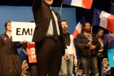 Emmanuel Macron en meeting à Talence près de Bordeaux le 9 mars 2017