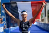 Le Français Vincent Luis champion du monde lors du biathlon de Lausanne le 31 août 2019
