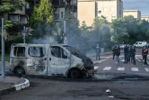 Une camionnette incendiée dans le quartier des Grésilles, le 15 juin 2020 à Dijon