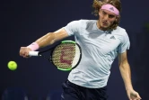 Le Grec Stefanos Tsitsipas face au Canadien Denis Shapovalov au Masters 1000 de Miami, le 26 mars 2019