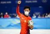 Le patineur américain d'origine chinoise Nathan Chen sacré aux Jeux de Pékin, le 10 février 2022 