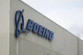 Le logo de Boeing à l'usine de Renton, le 12 mars 2019 danns l'Etat de Washington