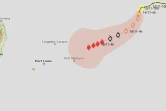 La perturbation devrait s'intensifier et atteindre le stade de tempête tropicale modérée dans la journée