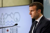 Le président français Emmanuel Macron, au G7 à La Malbaie, le 9 juin 2018