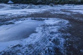 givre sur la route du volcan