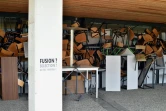 L'entrée des loacaux de l'université Jean Jaurès bloquée par des chaises et des tables, à Toulouse le 10 avril 2018