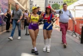 Des fans devant la boutique Nintendo à New York