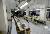 L'usine textile Dibbo Fashion, pendant le confinement. Près de Dacca, le 7 avril 2020