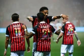 Les Niçois opposés à Lille lors du dernier match de Ligue 1 de la saison à l'Allianz Riviera, le 14 mai 2022 