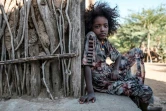 Une enfant dans le village de Bisober, au Tigré en Ethiopie, le 9 décembre 2020.
