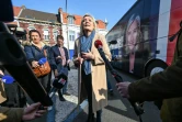 Marine Le Pen, candidate RN à l'élection présidentielle, à Henin Beaumont (nord de la France) le 22 mars 2022
