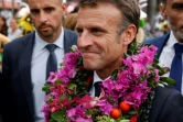 Le président Emmanuel Macron à Nouméa le 26 juillet 2023