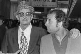 Claude Brasseur et son père Pierre le 1 er juin 1971 à Orly