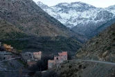 Les montagnes du Haut-Atlas dans le sud du Maroc, un site près duquel deux randonneuses suédoises ont été retrouvées mortes le 17 décembre 2018. Photo prise près d'Imlil le 18 décembre 2018