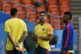 Le capitaine Radamel Falcao et les Colombiens préparent leur entrée dans cette Coupe du monde, dans leur camp de base de Saransk, le 18 juin 2018 