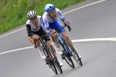 Simon Yates (à droite) et son frère jumeau Adam dans le final de la 1re étape du Tour de France, le 1er juillet 2023