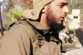 Une capture d'écran d'une vidéo de février 2015 fournie par Al-Hayat Media Centre montre le jihadiste français Salim Benghalem