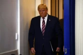 Donald Trump fait son entrée dans la salle de presse de la Maison Blanche, le 5 novembre 2020