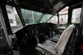 Intérieur d'un SC-7 Skyvan, exposé , le 12 septembre 2023 à l'Ecole de mécanique de la marine (Esma) et utilisé dans le vol de la mort des soeurs françaises Léonie Duquet et Alice Domon