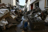 Scène de destruction dans la petite ville de Dernau, en Rhénanie-Palatinat, dans l'ouest de l'Allemagne, le 18 juillet 2021