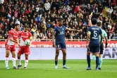 La défense du PSG Presnel Kimpembe et Marquinhos dépassée à Monaco, le 20 mars 2022 