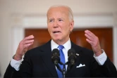 Le président américain Joe Biden prononce un discours concernant la Cour suprême le 1er juillet 2024 à la Maison Blanche à Washington