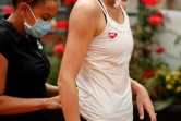 Karolina Pliskova massée lors de la finale du tournoi de Rome le 21 septembre 2020 