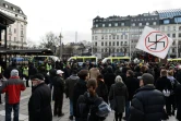 Rassemblement, le 30 janvier 2016 à Stockholm pour dénoncer les agissements de certains groupes qui veulent expulser les migrants de Suède
