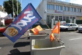Manifestation des pompiers devant le SDIS 974