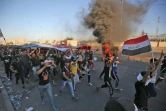 Des Irakiens manifestent à Bagdad, le 4 octobre 2019