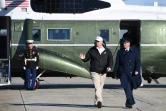 Donald Trump se prépare à monter à bord de l'avion Air Force One jeudi 10 janvier, pour aller vanter au Texas son projet de mur frontalier