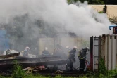 Jeudi 29 mars 2012 - Incendie sur la plateforme de Bois Rouge, Saint-André (Photo image-reunion.re)