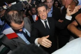 Arrivée Nicolas Sarkozy à Gillot, le 4 avril 2012