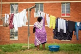 Une résidente du quartier de Glebelands, le 23 septembre 2017 à Durban, en Afrique du Sud