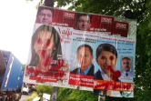 Affiches électorales pour les législatives de juin 2012
