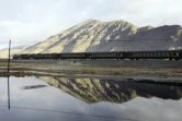 Photo prise le 2 mars 2007 d'un train allant de Lhassa au Tibet à Pékin