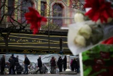 L'entrée de la salle de concert le Bataclan, le 12 novembre 2016 un an après sa réouverture