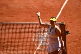 La Russe Anastasia Pavlyuchenkova après sa victoire sur la Slovène Tamara Zidansek en demi-finale de Roland-Garros, le 10 juin 2021