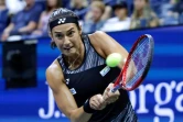 La Française Caroline Garcia pendant son match contre la Tunisienne Ons Jabeur en demi-finale de l'US Open, le 8 septembre 2022 à New York