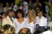 Le groupe suédois Abba, le 1er juin 1980 à Stockholm